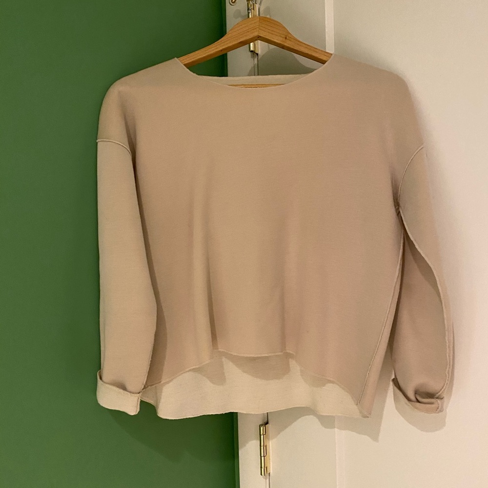 Cream sweater